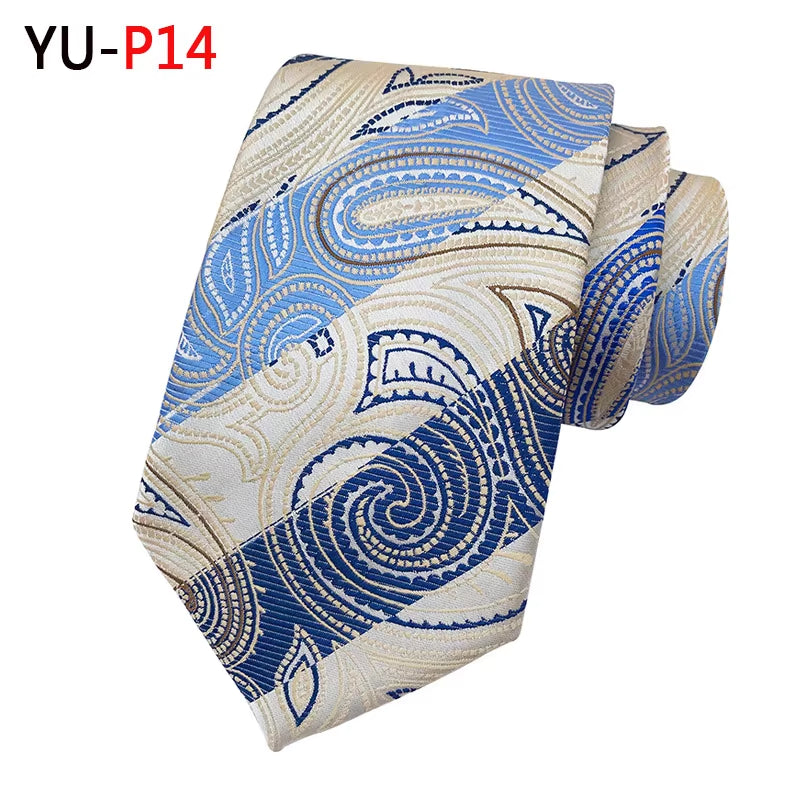 New 8Cm Striped Dark Tie Business Casual Silk Luxury Mens Neck Ties Wedding Party Neck Tie Formal Dress Neck Tie