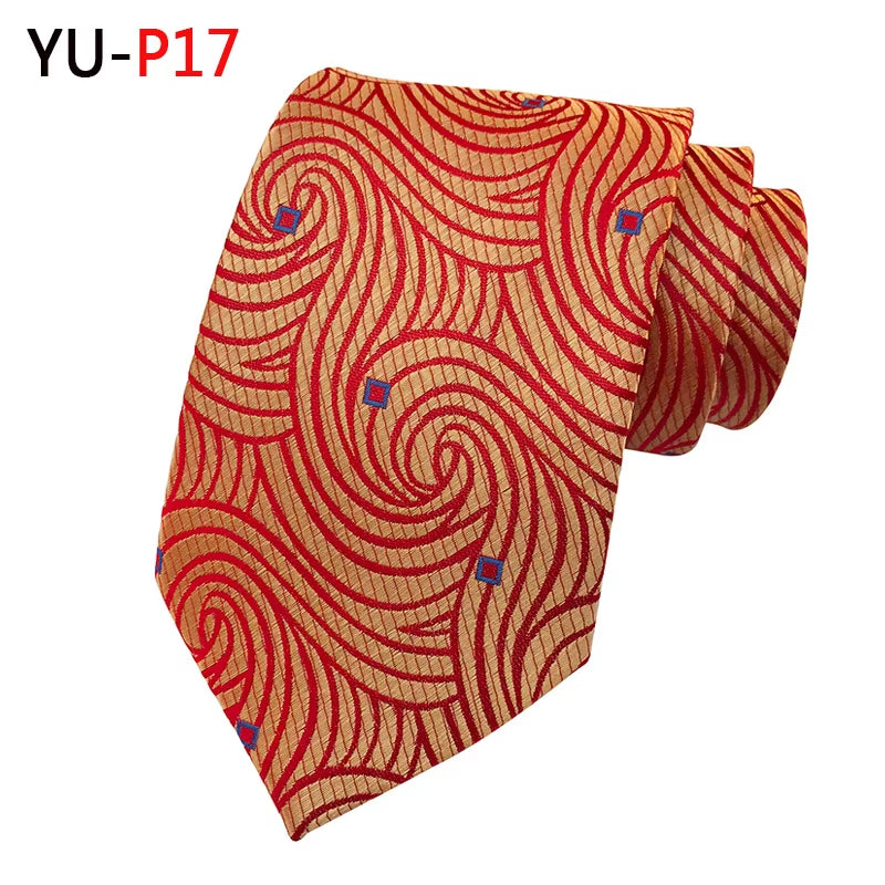 New 8Cm Striped Dark Tie Business Casual Silk Luxury Mens Neck Ties Wedding Party Neck Tie Formal Dress Neck Tie