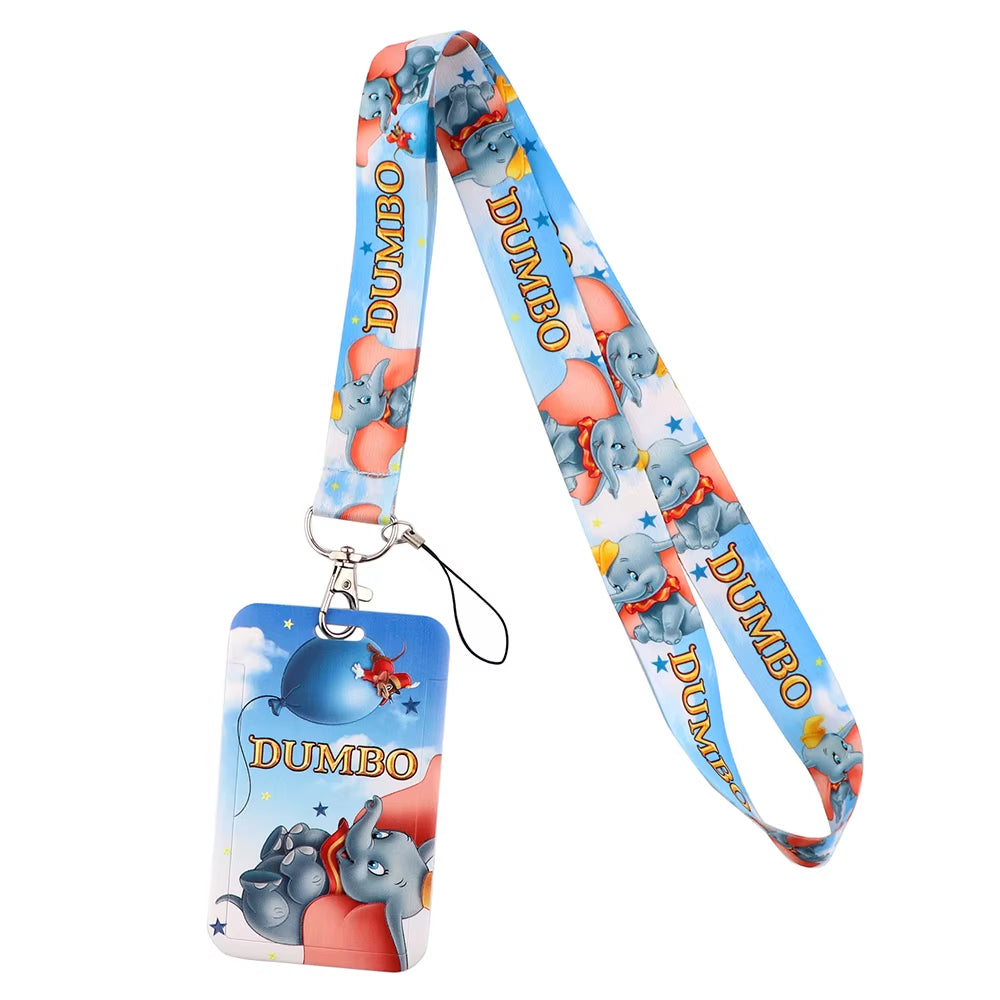 99 Styles Mickey Mouse Lanyard Pooh Bear Toy Story ID Card Holder Badge Holder Princess Neck Strap Cartoon Keychain Lariat Gift