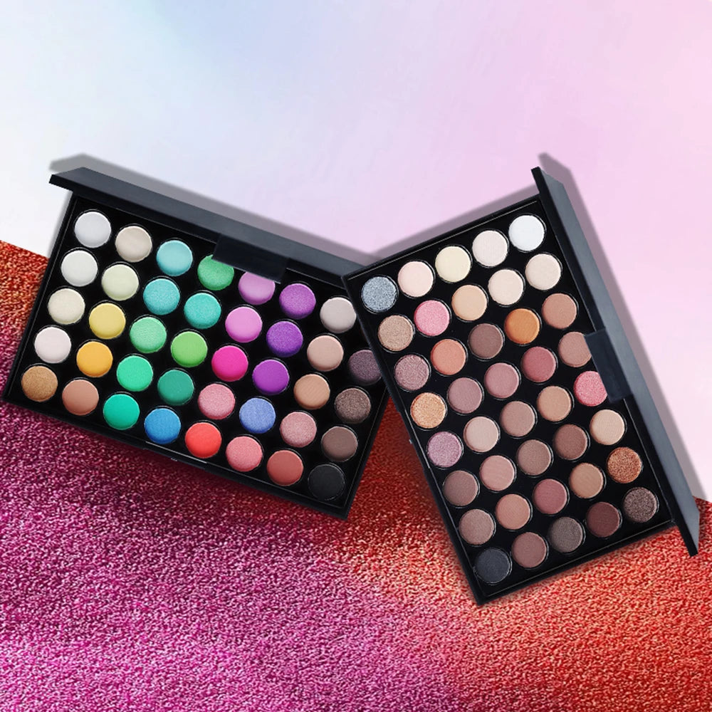 40 Colors Matte Eyeshadow Pallete Make Up Earth Palette EyeShadow Makeup Glitter Waterproof Lasting Makeup Add Eye Shadow