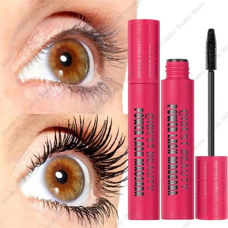 5D Waterproof Mascara Lengthening Eyelashes Women's Make-up Waterproof Mascara Black Silk Fibre Mascara Korean Cosmetics New