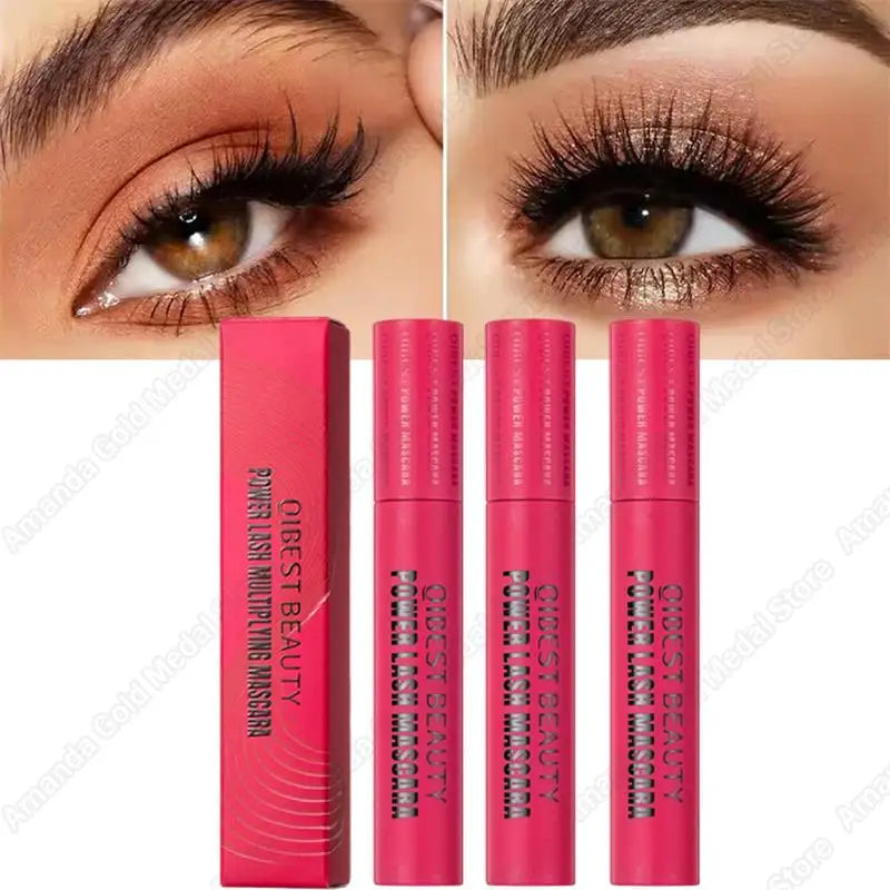 5D Waterproof Mascara Lengthening Eyelashes Women's Make-up Waterproof Mascara Black Silk Fibre Mascara Korean Cosmetics New