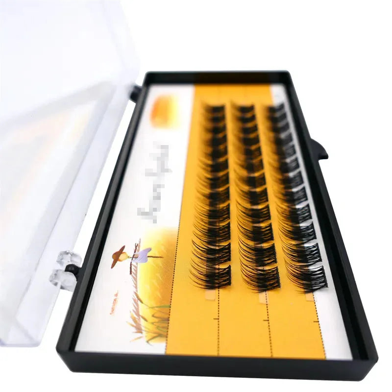 Anlinnet 1 box/36 bundles of 40D fake eyelashes Mink Individual  Eyelashes natural thick lashes,Eyelash Extensions for make up