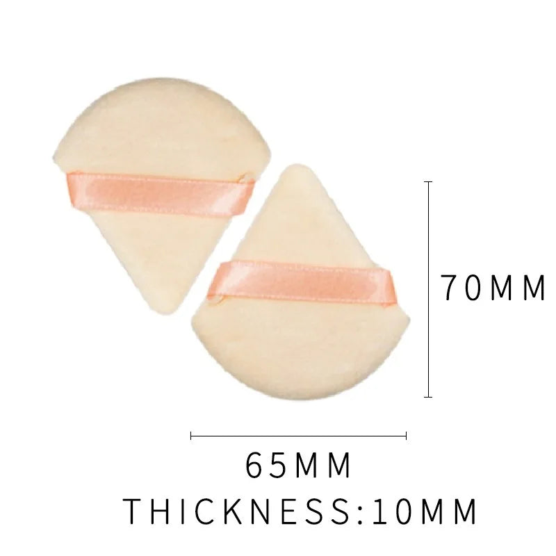 Triangle Powder Puff Soft Makeup Sponge for Face Make Up Eyes Contouring Shadow Cosmetic Washable Mini Velvet Foundation Puff