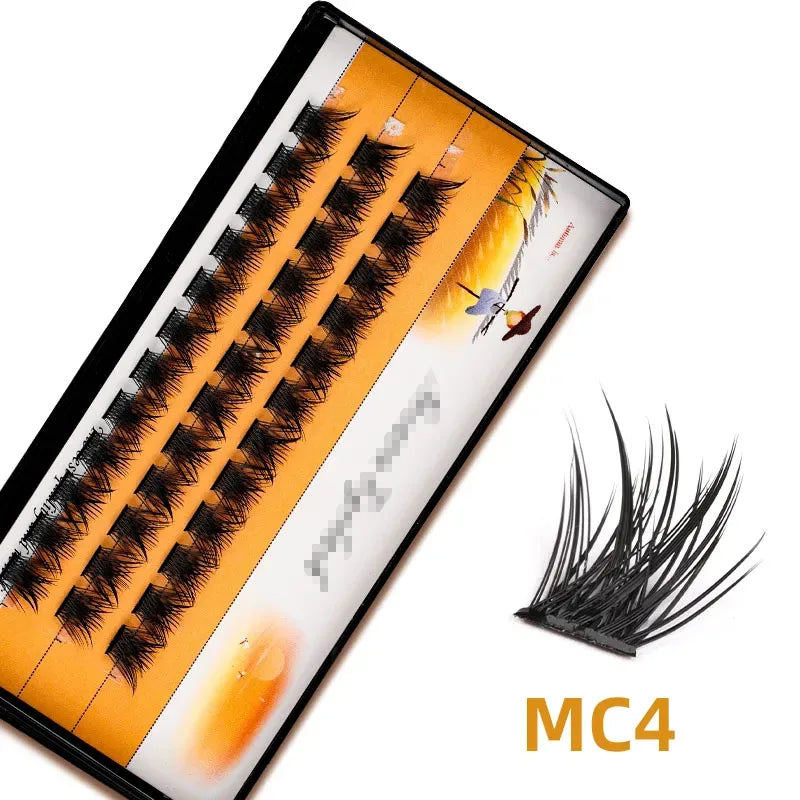 Anlinnet 1 box/36 bundles of 40D fake eyelashes Mink Individual  Eyelashes natural thick lashes,Eyelash Extensions for make up