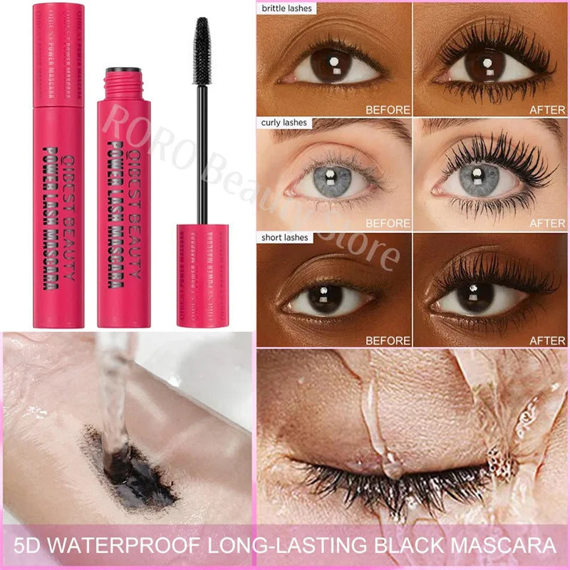 Eyelashes Lengthening Mascara Waterproof Long Lasting Silky Lash Black Eyelashes Extension Make Up Beauty Eye Korean Cosmetic