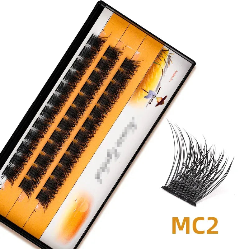 Anlinnet 1 box/36 bundles of 40D fake eyelashes Mink Individual  Eyelashes natural thick lashes,Eyelash Extensions for make up