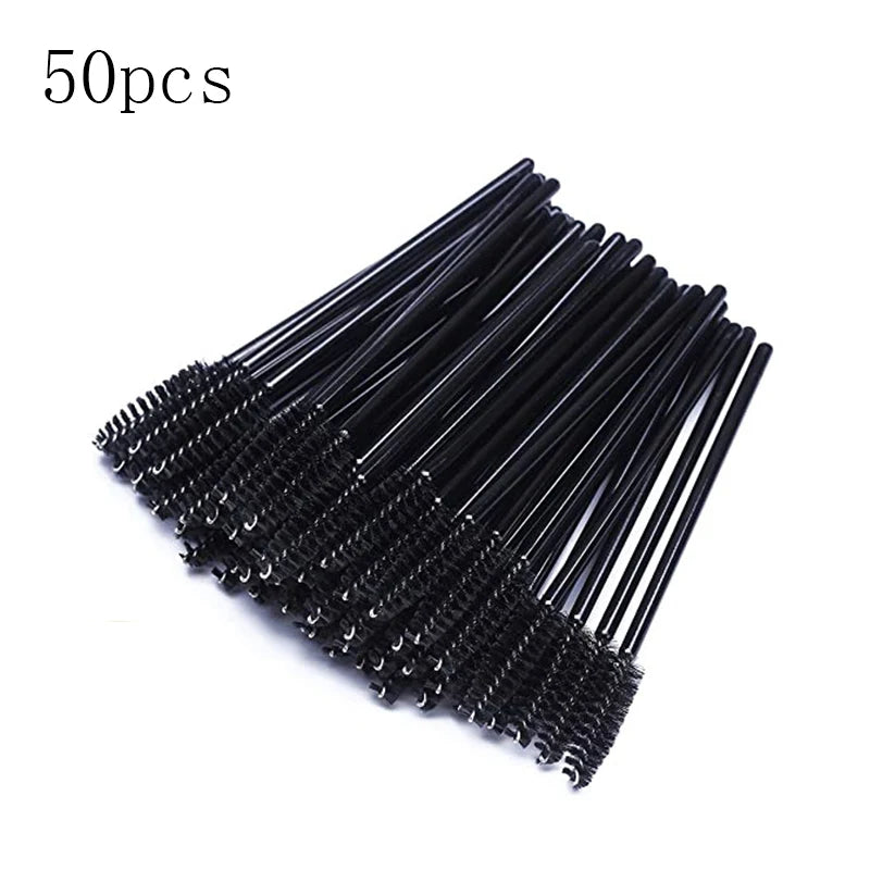 50/100pcs Disposable Eyelash Brush Mascara Applicator Wand Eyes Lip Cosmetics Brushes Extension Cosmetic Make up Tools