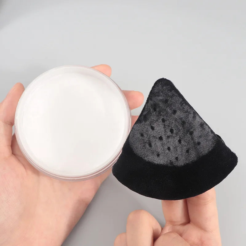 Triangle Powder Puff Soft Makeup Sponge for Face Make Up Eyes Contouring Shadow Cosmetic Washable Mini Velvet Foundation Puff