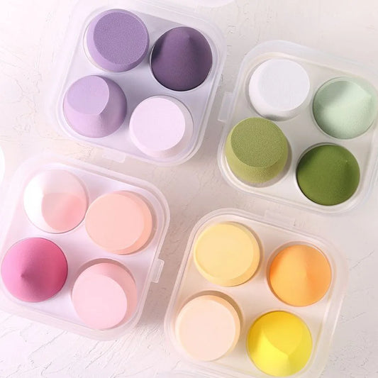 3/4pcs Makeup Sponge Blender Beauty Egg Cosmetic Puff Foundation Sponges Powder Puffs Women Make Up Accessories Beauty Tools