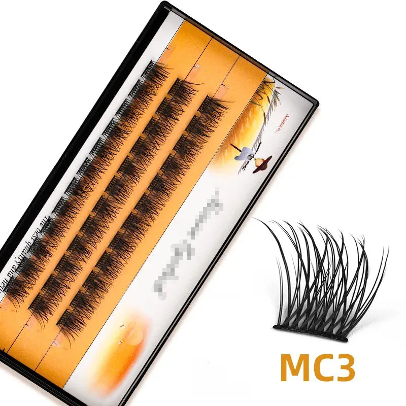 Anlinnet 1 box/36 bundles of 40D fake eyelashes Mink Individual  Eyelashes natural thick lashes,Eyelash Extensions for make up