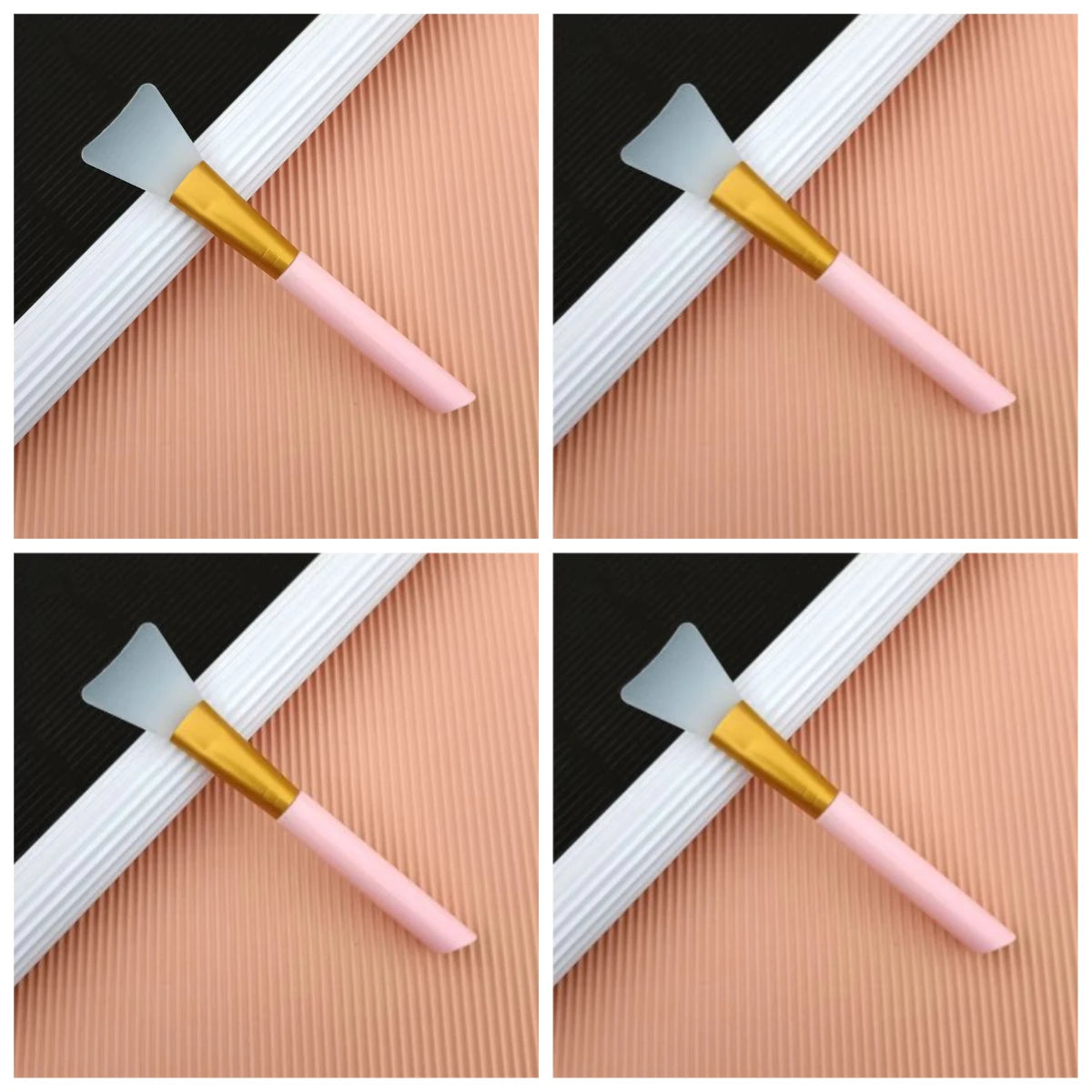 4pcs Makeup Mask Brush Wooden Handle Facial Face Mud Mask Mixing Brush Cosmetic Professional Applicator Make Up Skin Care Tools