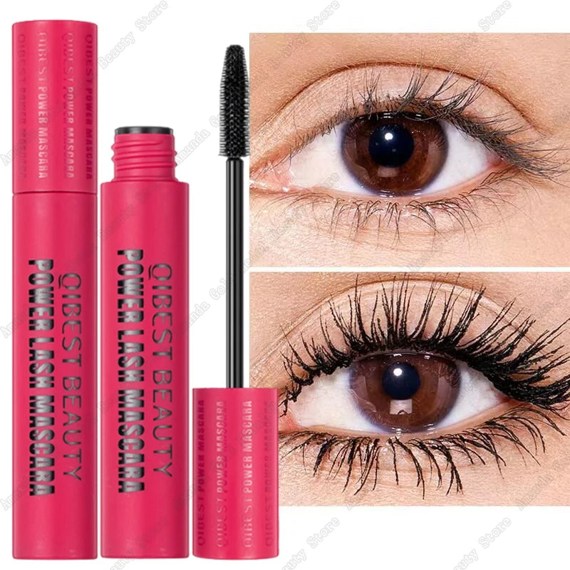 5D Waterproof Mascara Lengthening Eyelashes Women's Make-up Waterproof Mascara Black Silk Fibre Mascara Korean Cosmetics New