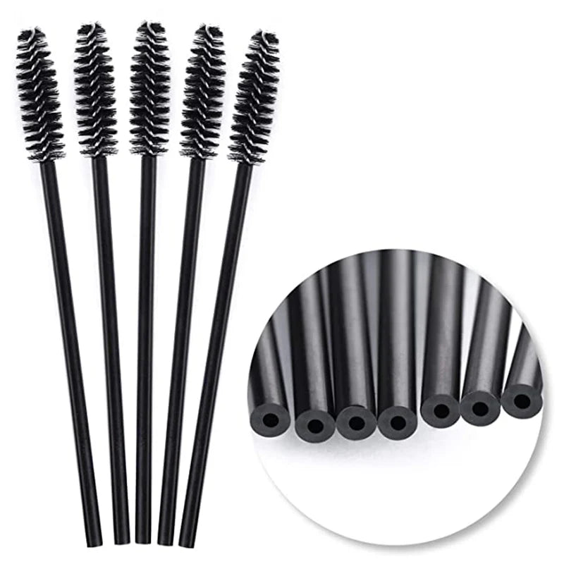 50/100pcs Disposable Eyelash Brush Mascara Applicator Wand Eyes Lip Cosmetics Brushes Extension Cosmetic Make up Tools