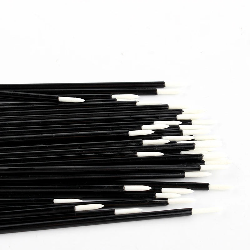 HOT 50PCS Eyeliner Brushes Long Thin Tip Applicator Eyeliner Wand Women Makeup Brush Cosmetic Supplies for Eye Beauty Make Up