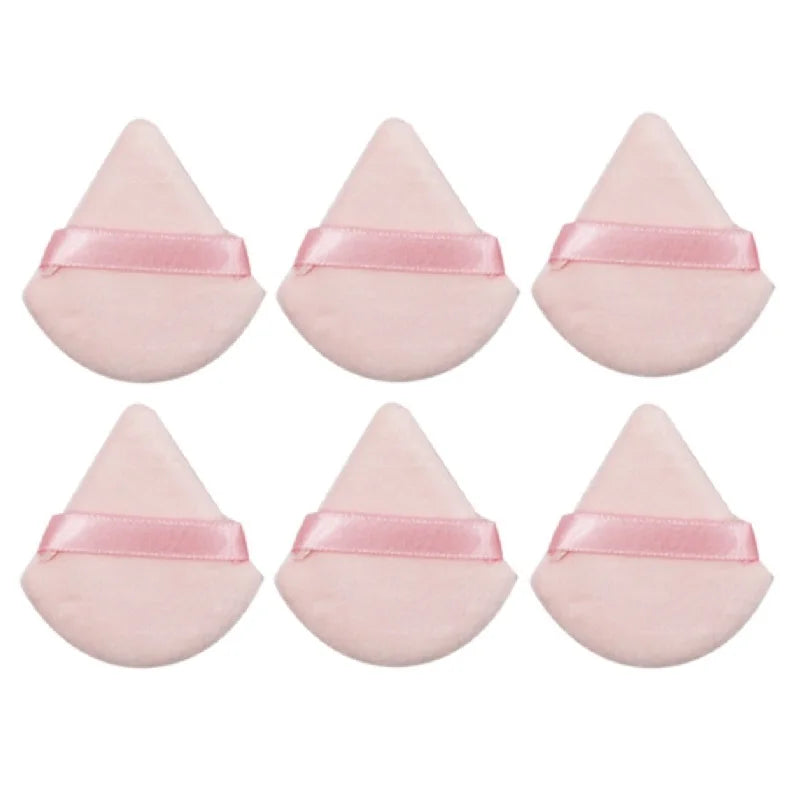 Triangle Powder Puff Soft Makeup Sponge for Face Make Up Eyes Contouring Shadow Cosmetic Washable Mini Velvet Foundation Puff