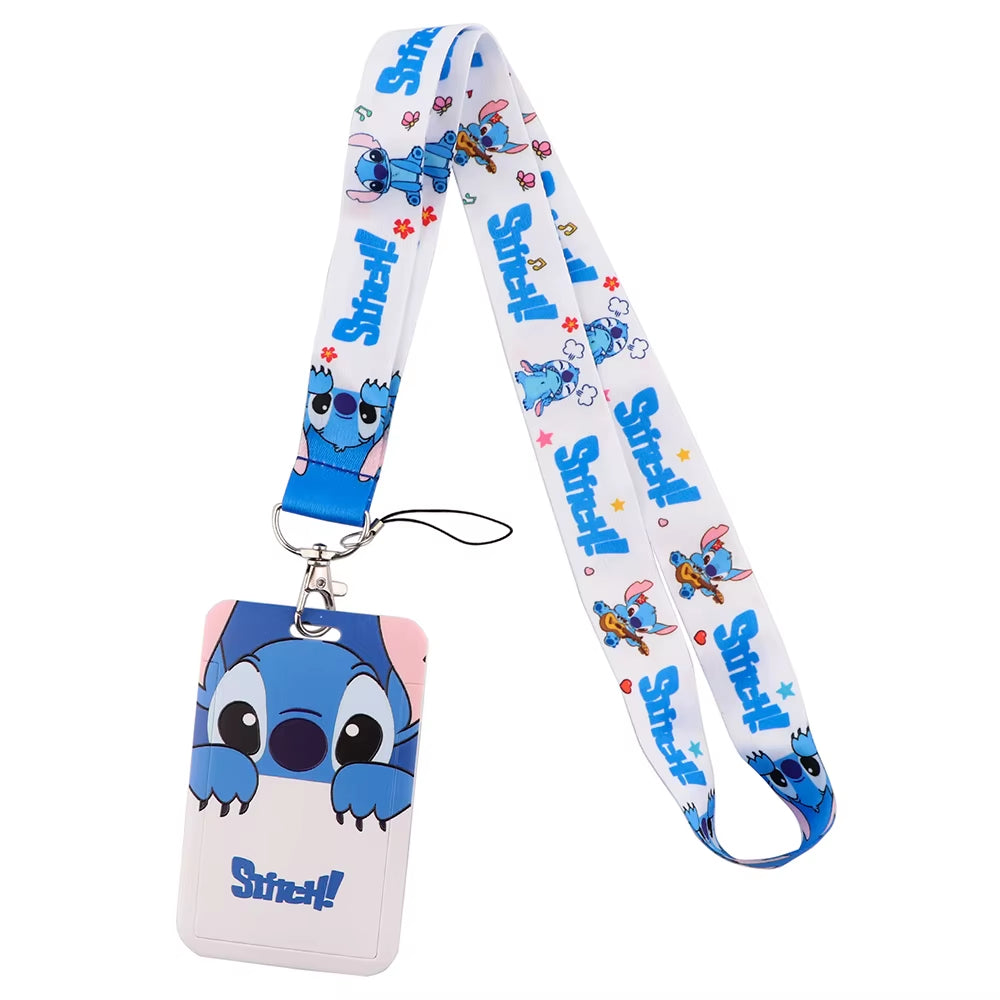 99 Styles Mickey Mouse Lanyard Pooh Bear Toy Story ID Card Holder Badge Holder Princess Neck Strap Cartoon Keychain Lariat Gift